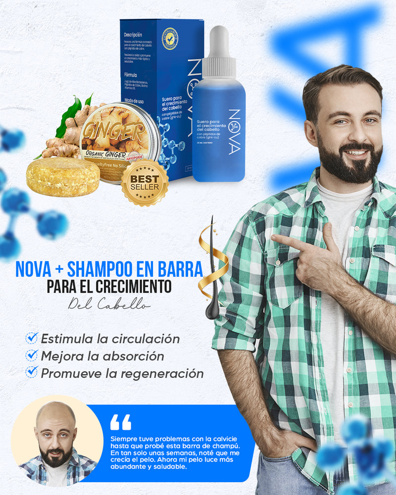 BARRA DE CHAMPÚ DE JENGIBRE PARA EL CRECIMIENTO DE CABELLO v2